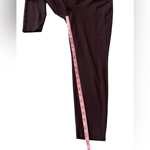 Liverpool Los Angeles Trouser Kelsey Knit Aubergine Purple Size 8/29 Petite - Picture 6 of 9